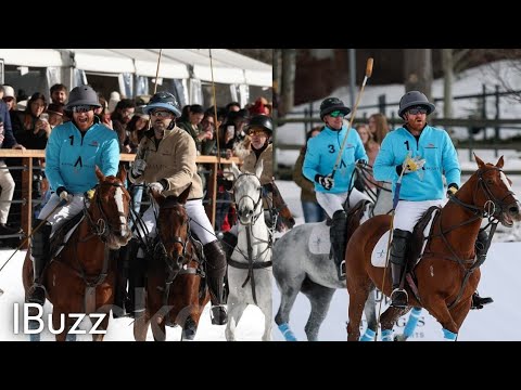 Prince Harry Shows Fierce Polo Skills in Snowy Aspen | World Snow Polo Championships