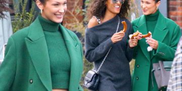 #OK! ბელა ჰადიდი და სინდი ბრუნა მაიკლ კორსის ახალი კამპანიის გადაღებებზე