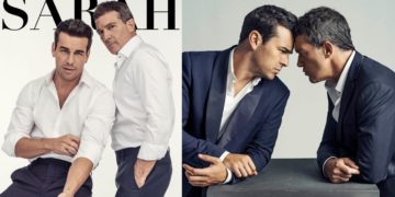 #OK! ანტონიო ბანდერასი და მარიო კასასი Sarah Magazine-ისთვის