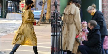 #OK! ბრედლი კუპერი და ირინა შეიკი ქალიშვილთან ერთად კიდევ ერთხელ დააფიქსირეს