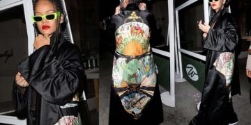 #OK! Rihanna-ს ქუჩის სტილი! მომღერალი Hermes-ის სამოსით!