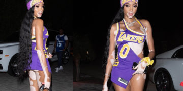 #OK! ვინი ჰარლოუს განსხვავებული იმიჯი, რომლის ინსპირაცია ამერიკის პროფესიონალური კალათბურთის გუნდის, Lakers-ის სამოსი გახდა!