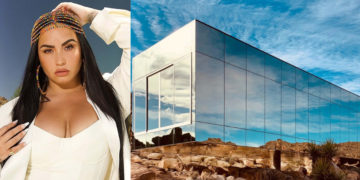 #OK! დემი ლოვატო “უჩინარი სახლის” ფონზე! კალიფორნიაში მდებარე სახლის განსხვავებული ექსტერიერი!