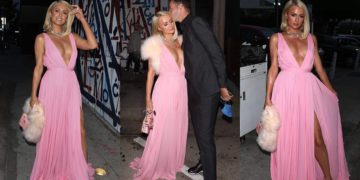 #OK! პერიზ ჰილტონი Valentino-ს საღამოს კაბით! ვარსკვლავი პრესტიჟულ რესტორანს საქმროსთან ერთად ესტუმრა!