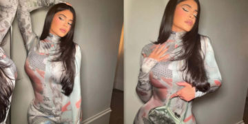 #OK! კაილი ჯენერი Bottega Veneta-ს სამოსით! ვარსკვლავის მონოქრომული იმიჯი!