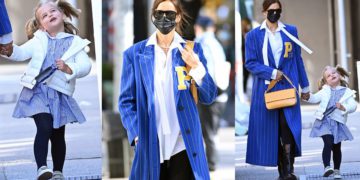 #OK! ირინა შეიკი და პატარა ლეა ნიუ-იორკის ქუჩებში სეირნობენ