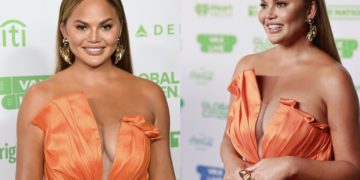 #OK! კრისი ტიგანი Valdrin Sahiti-ს საღამოს კაბით! ვარსკვლავი Vax Live-ის წითელ ხალიჩაზე!