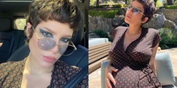 #OK! ორსული Halsey: მომღერალი ზაფხულის ფლორალური კაბით!