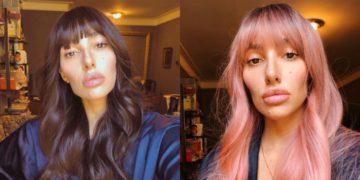 #OK! ნუკი კოშკელიშვილის ორი განსხვავებული იმიჯი! მოდელი სხვადასხვა ფერის პარიკებით!