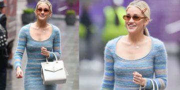 #OK! ეშლი რობერტსის ქუჩის სტილი! მომღერალი Jacquemus-ის კაბით და Yves Saint Laurent-ის ჩანთით!