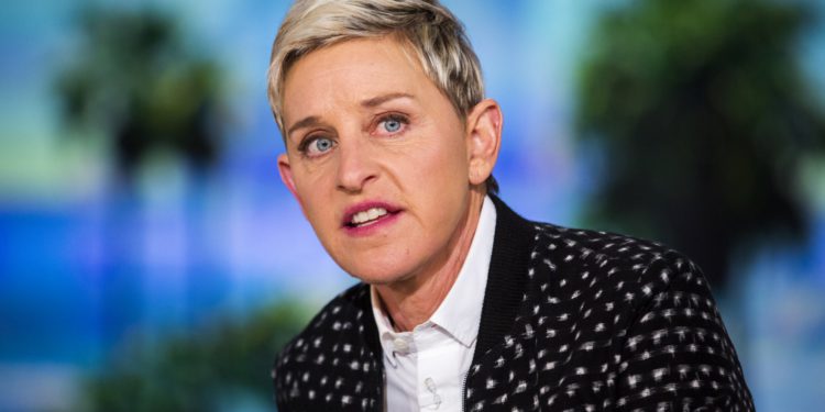 BURBANK, CA - MAY 24: Ellen DeGeneres during a taping of The Ellen DeGeneres Show,  May 24, 2016 in Burbank, CA. (Photo by Brooks Kraft/Getty Images)"n"n