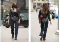 #OK! ირინა შეიკის ქუჩის სტილი: მოდელი უჩვეულო სამოსით გამოჩნდა