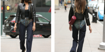 #OK! ირინა შეიკის ქუჩის სტილი: მოდელი უჩვეულო სამოსით გამოჩნდა