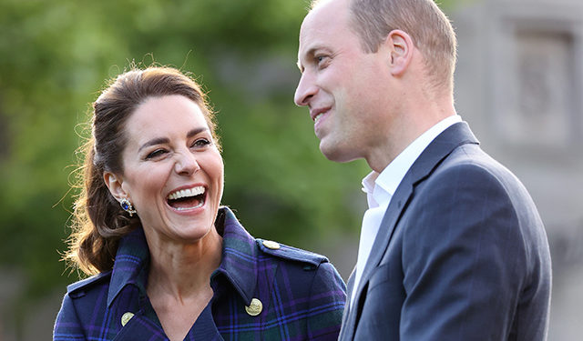 EDINBURGH, SCOTLAND - MAY 26: Prince William, Duke of Cambridge and Catherine, Duchess of Cambridge arrive to host NHS Charities Together and NHS staff at a unique drive-in cinema to watch a special screening of Disney’s Cruella at the Palace of Holyroodhouse on day six of their week-long visit to Scotland on May 26, 2021 in Edinburgh, Scotland. (Photo by Chris Jackson - WPA Pool/Getty Images)
