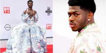 #OK! რეპერი Lil Nas X დაჯილდოების ცერემონიაზე კაბით გამოჩნდა