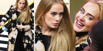 #OK! ადელის იშვიათი გამოჩენა NBA-ს თამაშზე