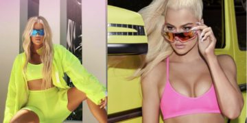 #OK! ქლოე კარდაშიანის მონოქრომული იმიჯი! ვარსკვლავის სპორტული სტილი!