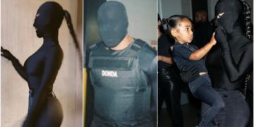 #OK! კამუფლაჟის ექსპერტები: კიმ კარდაშიანი კანიე უესტის კონცერტს დაესწრო (ვიდეო)