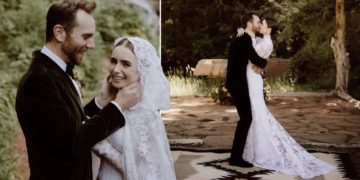 #OK! ლილი კოლინზის ზღაპრული ქორწილი! მსახიობი Ralph Lauren-ის საქორწინო კაბით!