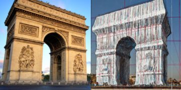 #OK! ტრიუმფალური თაღი თეთრი ქსოვილით შეფუთეს: ქრისტო და ჯინი კლოდების ოცნების ასახდენად 14 მილიონი ევრო გამოიყო