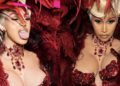#OK! Cardi B-ს ცეცხლოვანი იმიჯი Thierry Mugler: Couturissime Exhibition-ზე!