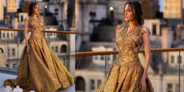 #OK! ანჯელინა ჯოლის ღვთაებრივი იმიჯი: 46 წლის მსახიობი “ვალენტინოს” კაბით ბრენდის 2018 წლის ოტ კუტიურ კოლექციიდან