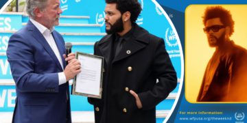 #OK! The Weeknd რამდენიმე საათის წინ UN World Food Programme-ის კეთილი ნების ელჩად დაასახელეს