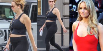 #OK! ორსული ჯენიფერ ლოურენსის იშვიათი გამოჩენა ნიუ-იორკის ქუჩებში