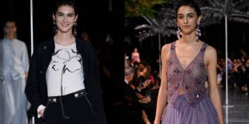 #OK! ქართველი მოდელები მაკო მაჭავარიანი და ზინი ქაჯაია “ჯორჯო არმანის” ჩვენებაზე