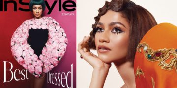 #OK! ზენდეია სკიაპარელის ოტ კუტიურით Instyle Magazine-ის გარეკანზე