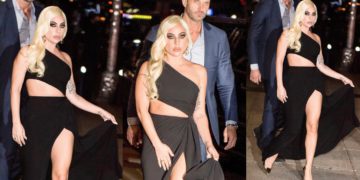 #OK! ლედი გაგას გლამურული გამოჩენა “ბრენდონ მაქსველის” კაბით: ვარსკვლავი The Late Show-ს ესტუმრა