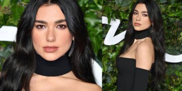 #OK! დუა ლიპა Fashion Awards-ის დაჯილდოებაზე Maximilian Davis-ის კაბით გამოჩნდა