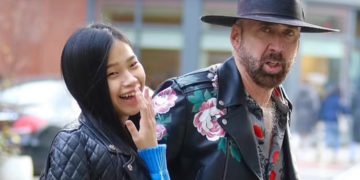 #OK! 57 წლის ნიკოლას ქეიჯი მეუღლესთან, 26 წლის რიკო შიბატასთან ერთად: წყვილის იშვიათი გამოჩენა