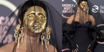 #OK! Cardi B-ის დრამატული გამოჩენა AMA-ის წითელ ხალიჩაზე “სკიაპარელის” ნიღბით