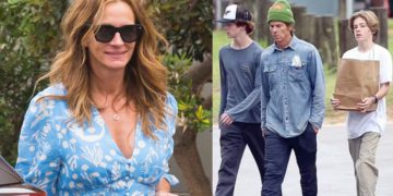 #OK! ჯულია რობერტსის ბუნებრივი იმიჯი: 54 წლის მსახიობი მეუღლესთან და შვილებთან ერთად სიდნეიში ისვენებს