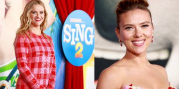 #OK! სკარლეტ იოჰანსონი და რიზ უიზერსპუნი Sing 2-ის პრემიერაზე