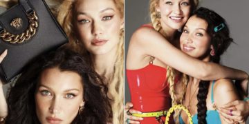 #OK! ჯიჯი და ბელა ჰადიდები “ვერსაჩეს” ახალ კამპანიაში