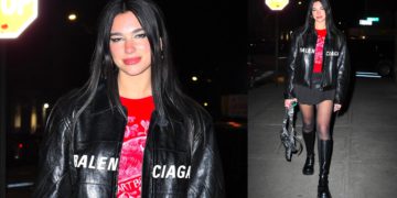 #OK! დუა ლიპა “ბალენსიაგას” ტრენდული ქურთუკით, რომლის ღირებულებაც $5,200-ია