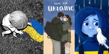 #OK! 10 გულისამაჩუყებელი ილუსტრაცია უკრაინა-რუსეთის ომის შესახებ