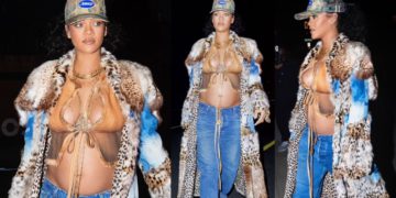 #OK! ორსული რიანას მორიგი მოდური გამოჩენა ლოს ანჯელესის ქუჩებში