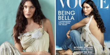 #OK! “სუპერმოდელი გულიდან საუბრობს” – ბელა ჰადიდი ამერიკული Vogue-ის აპრილის ნომრის გარეკანზე