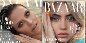 #OK! 48 წლის ჰაიდი კლუმი 17 წლის ქალიშვილთან ერთად გერმანული Harper’s Bazaar-ის გარეკანზე