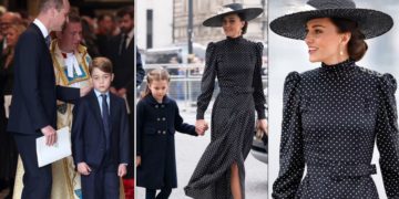 #OK! ქეით მიდლტონი და პრინცი უილიამი შვილებთან ერთად პრინცი ფილიპის გარდაცვალების წლისთავისადმი მიძღვნილ ღონისძიებაზე