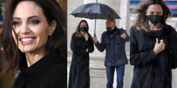 #OK! ანჯელინა ჯოლი რომის წვიმიან ქუჩებში – 46 წლის ლამაზმანის უახლესი პაპარაცული ფოტოები
