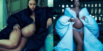 #OK! ორსული რიანა Vogue-ის მაისის ნომრის გარეკანს ამშვენებს