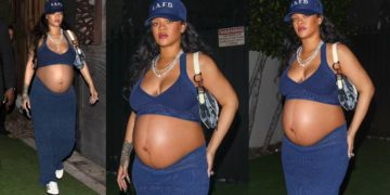 #OK! ორსული რიანას მორიგი მოდური გამოჩენა – ვარსკვლავი Alaïa-ს სამოსს ირგებს