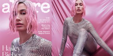 #OK! ჰეილი ბიბერი Allure-ის გარეკანზე – მოდელის ექსცენტრული იმიჯი ვარდისფერი თმით