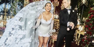 #OK! “მესამე ქორწილი” – კორტნი კარდაშიანის და ტრევის ბარკერის გლამურული საქორწინო ცერემონია