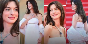 #OK! ენ ჰეტევეი კანის კინოფესტივალზე Giorgio Armani-ის კაბით გამოჩნდა