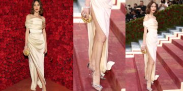 #OK! ალექსა ჩანგი ქართული ბრენდის MACH & MACH-ის ფეხსაცმელებით “მეტ გალას” წითელ ხალიჩაზე